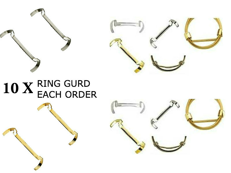 14kt White/Yellow Gold Ring Guards Adjuster- Wholesale Lot of 10 pieces